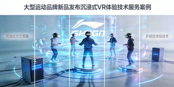 大型运动品牌新品发布沉浸式VR体验技术服务案例